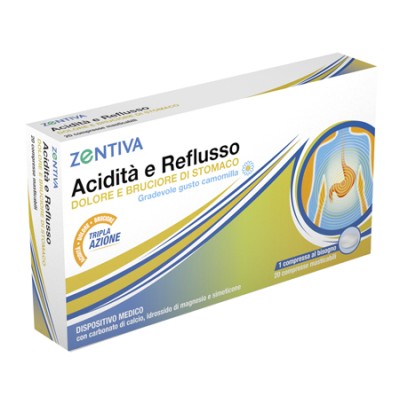 ZeNTIVA Acidità e Reflusso 20 Compresse Masticabili