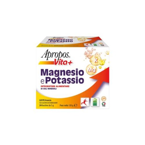 Apropos Vita+ Magnesio e Potassio 24 Bustine