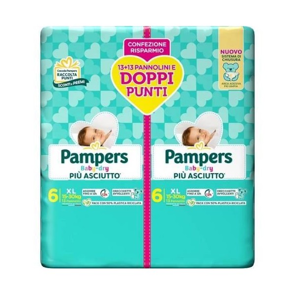 PAMPERS BD DUO DOWNCOUNT XL26P