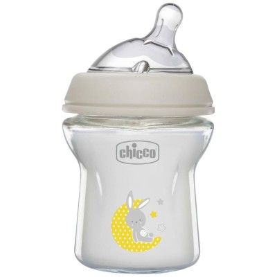 Chicco NaturalFeeling Biberon Vetro Chicco 0M+ 150ml Flusso Lento