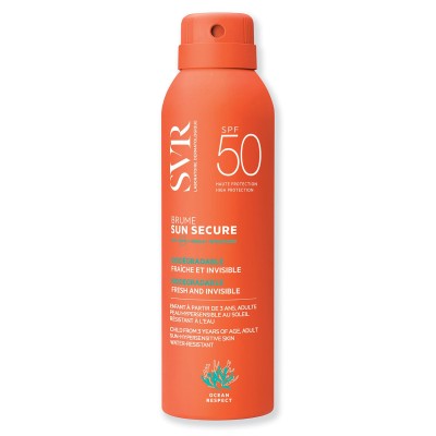 Sun Secure Brume SPF50 Viso Corpo Biodegradabile Fresco Invisibile 200ml