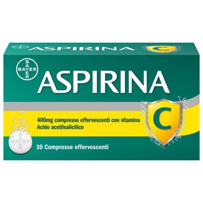 Aspirina C 400mg + 240mg 10 Compresse Effervescenti