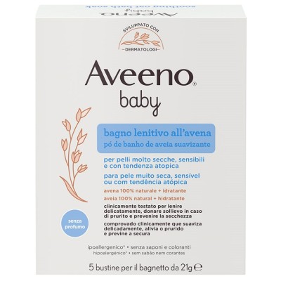Aveeno baby Bagno Lenitivo all'Avena 5 Bustine