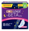 Lines Seta Ultra 8 Assorbenti Notte con Ali