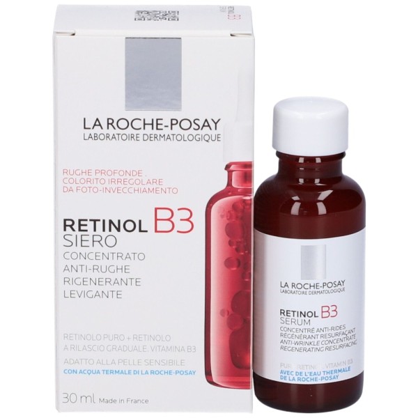 Retinol B3 Siero Concentrato Anti-Rughe Rigenerante Levigante 30 ml
