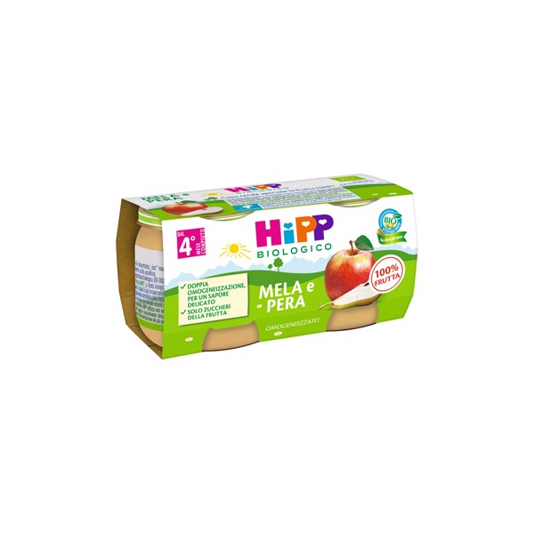 OMO HIPP Bio Mela/Pera*2x80g