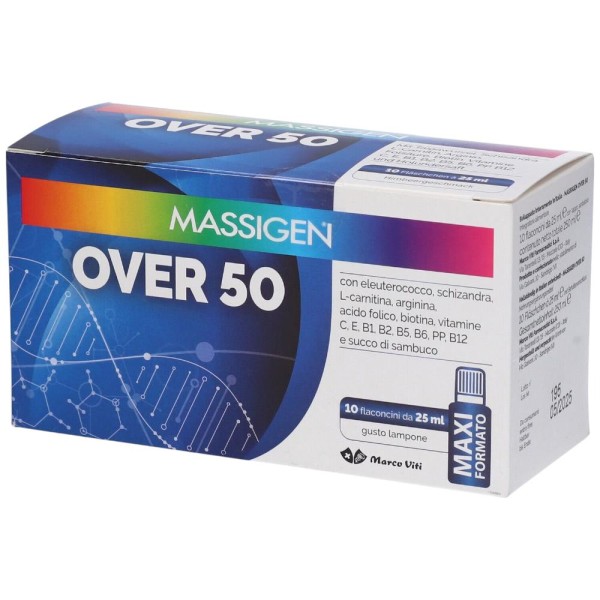 Massigen Over 50 10 Flaconcini da 25 ml