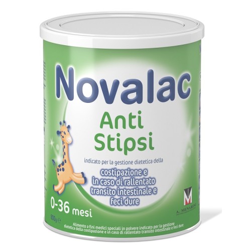 rallentato transito intestinale e feci dure. Novelac Anti Stipsi ha un