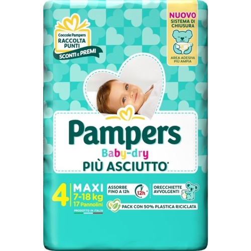 Pampers Baby-dry Maxi 7-18 Kg 17 Pannolini