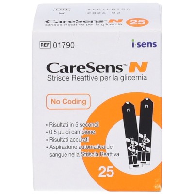 CareSens N 25 Strisce Reattive per Glicemia
