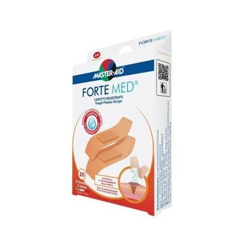 Master Aid Forte Med Cerotti Resistenti 20 Pezzi Assortiti