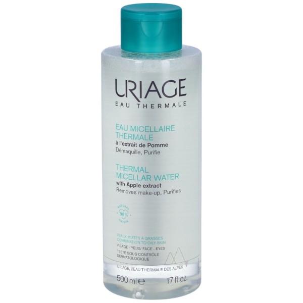 Uriage Acqua Micellare Termale per Pelle Mista o Grassa 500ml
