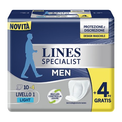 LINES SPECIALIST Men Livello 1 LIGHT 14 Assorbenti