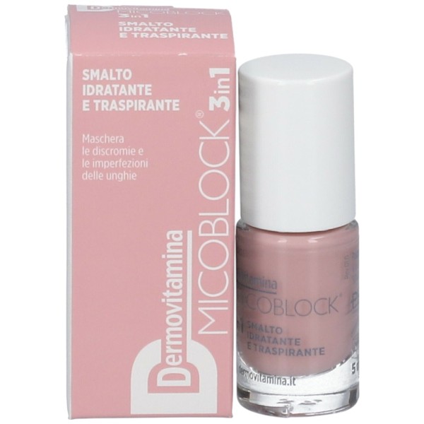 Dermovitamina Micoblock 3 in 1 Smalto Idratante e Respirante Nude