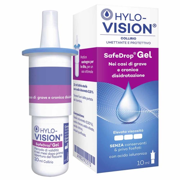 Hylo Vision SafeDrop Gel Collirio 10ml