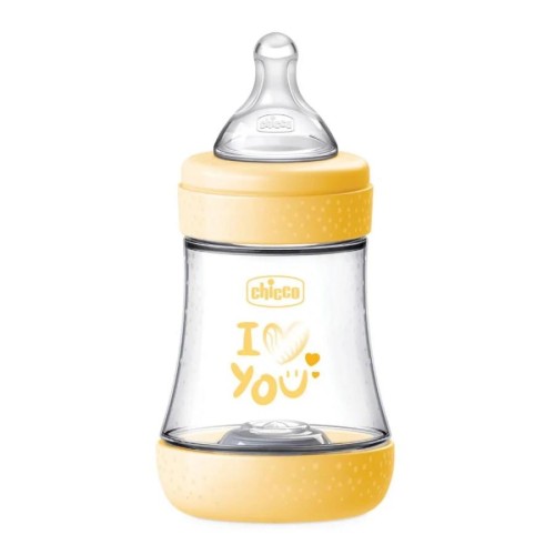 Chicco Perfect 5 Biberon Giallo 150ml Flusso Lento
