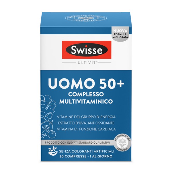 Swisse Uomo 50+ Complesso Multivitaminico 30 Compresse