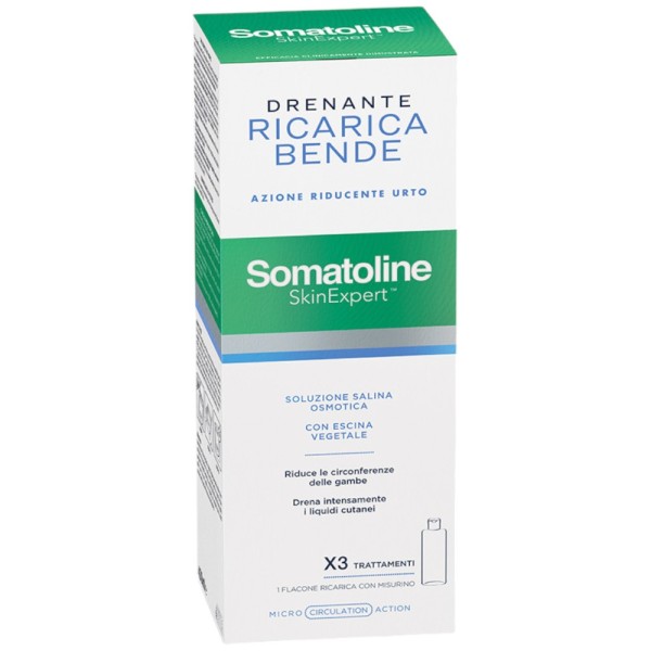 Somatoline SkinExpert Ricarica Bende Drenanti Azione Riducente Urto