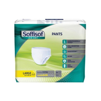 Pannolone Soffisof Air Dry Pants Extra L 14 Pezzi