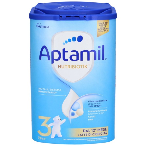 Aptamil 3 Latte di Crescita in Polvere 750 g