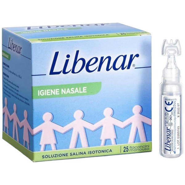 Libenar Igiene Nasale Soluzione Fisiologica 25 Flaconcini