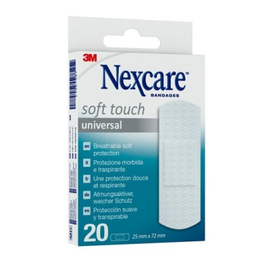 Nexcare Soft Touch Universal Plasters 20 Cerotti 25mm x 72mm
