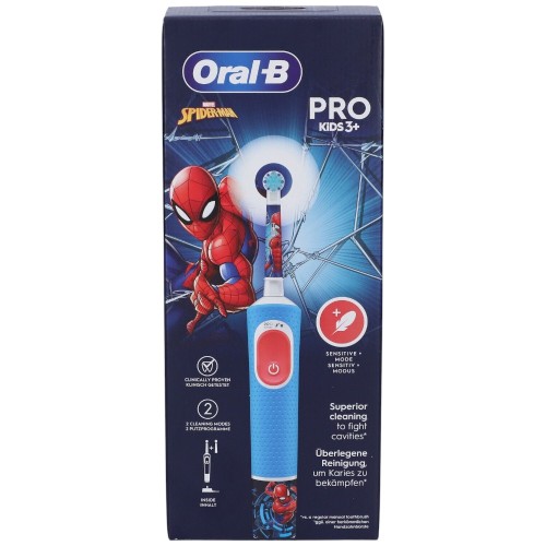 Oral-B Pro Kids 3+ Spazzolino Elettrico Spider Man