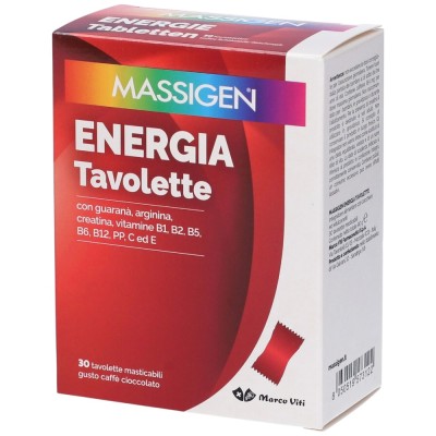 Massigen Energia 30 Tavolette Masticabili