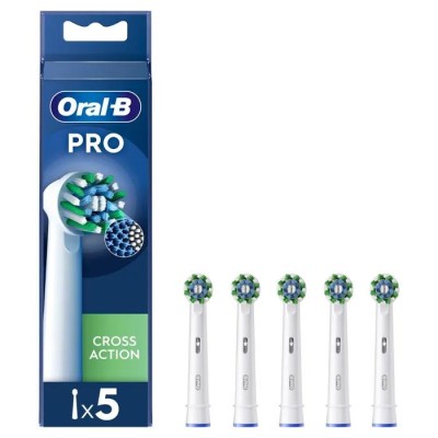 Oral-B Testine Di Ricambio Pro Cross Action Bianco 5 Testine