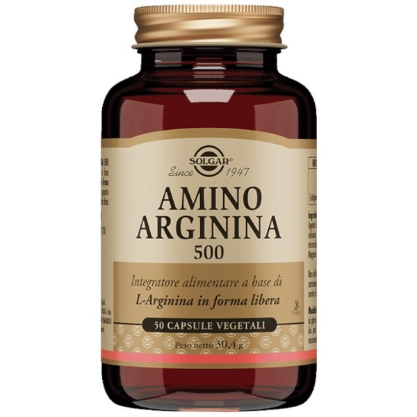 Amino Arginina 500 50 Capsule Vegetali