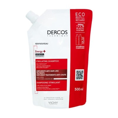 Dercos Shampoo Energizzante Eco Ricarica 500ml