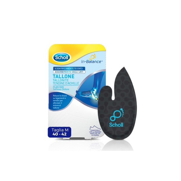 Scholl PLANTARE TALLONE Sollievo Dolore Taglia M 2 Pezzi