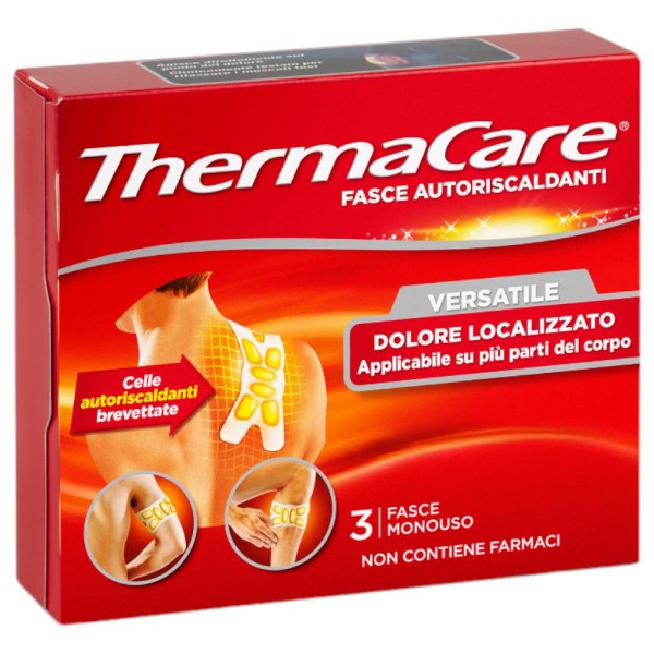 ThermaCare Versatile Dolore Localizzato 3 Fasce Autoriscaldanti