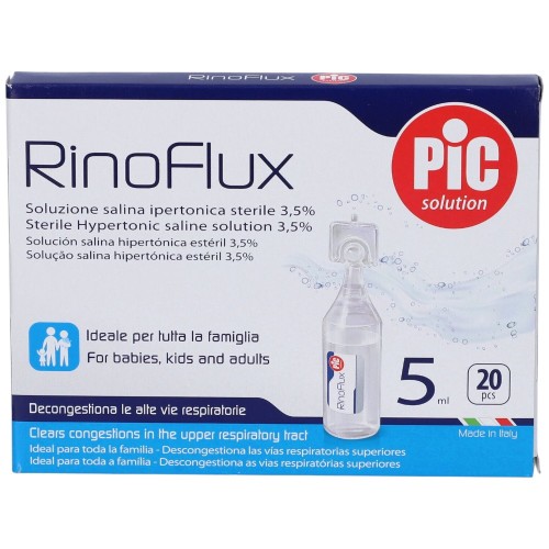 PiC Solution RinoFlux Soluzione Ipertonica 20 Fiale da 2 ml