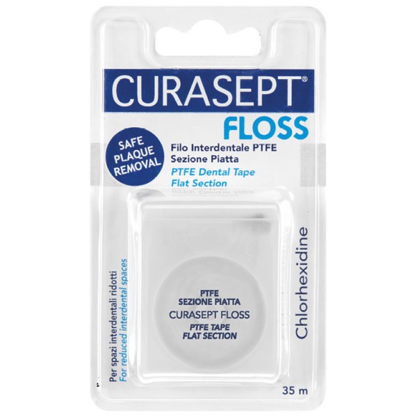 Curasept Floss TAPE PTFE Filo Interdentale 35 m