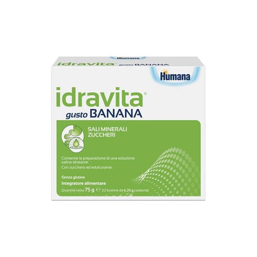idravita gusto BANANA 12 bustine