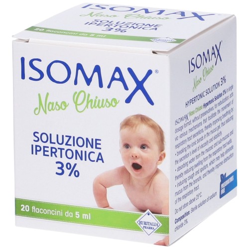 Isomax Naso Chiuso Soluzione Ipertonica 3% 20 Flaconcini