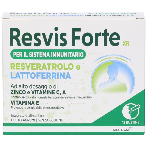 Resvis Forte XR Alfasigma 12 Bustine Orodispersibili