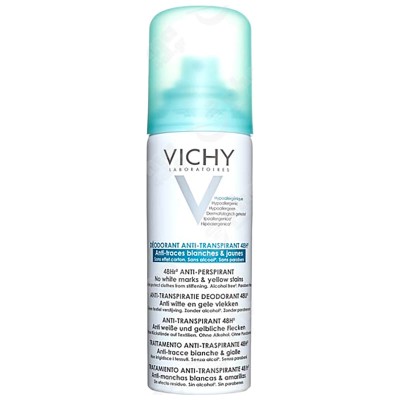 Vichy Deodorante Regolatore Anti-Traspirante 48H Anti-Tracce Spray 125ml