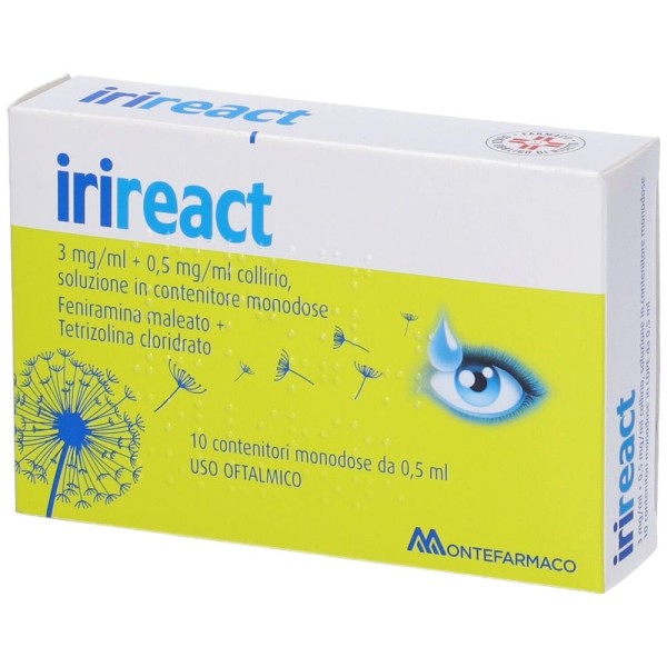 Irireact Collirio 10 Flaconcini