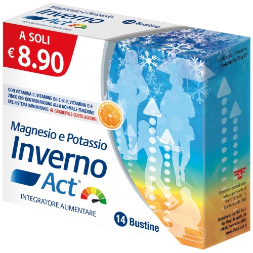 Magnesio e Potassio Inverno Act 14 Bustine