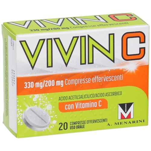 Vivin C 330 mg + 200 mg 20 Compresse Effervescenti