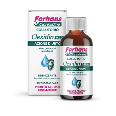 Forhans Clorexidina Collutorio Clexidin 0,20% Senza Alcool 200ml