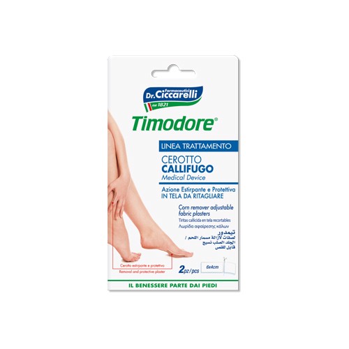 Timodore Cerotto Callifugo in Tela da Ritagliare 2 Pezzi