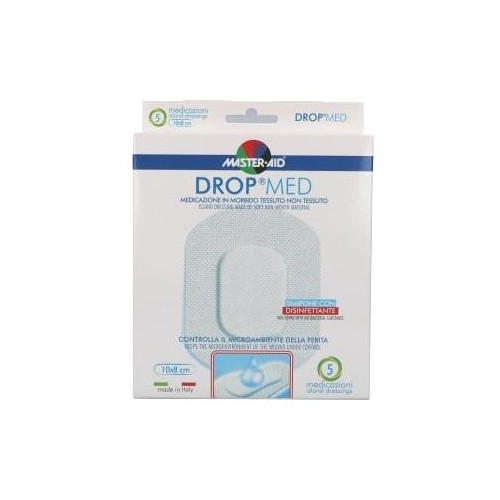Master-Aid Drop Med 10x8cm 5 Pezzi