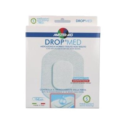 Master-Aid Drop Med 10x8cm 5 Pezzi