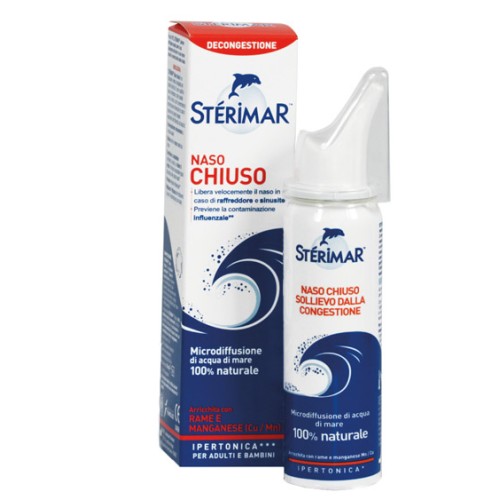 STERIMAR IPERTONICO CU/MC NASO CHIUSO SPRAY 50 MLE 50 ML