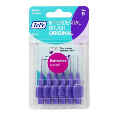 Scovolino TePe Originale Viola - misura ISO 6 1,1mm 6 Pezzi
