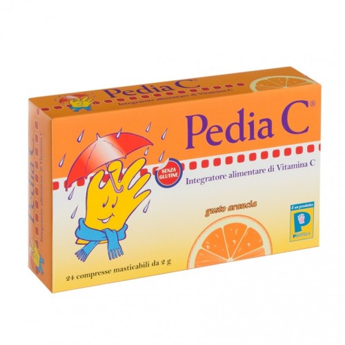 Pedia C 24 Compresse Masticabili gusto Arancia