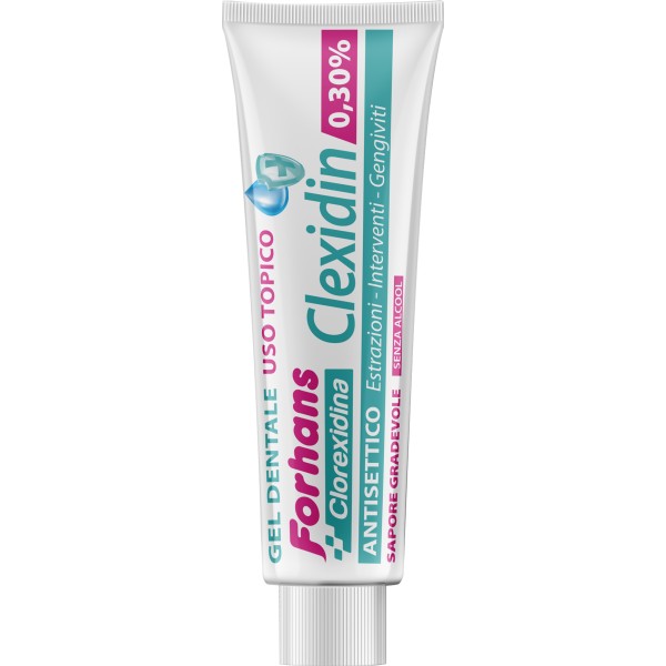 Forhans Clorexidina Clexidin 0,30% Gel Dentale Senza Alcool 30ml